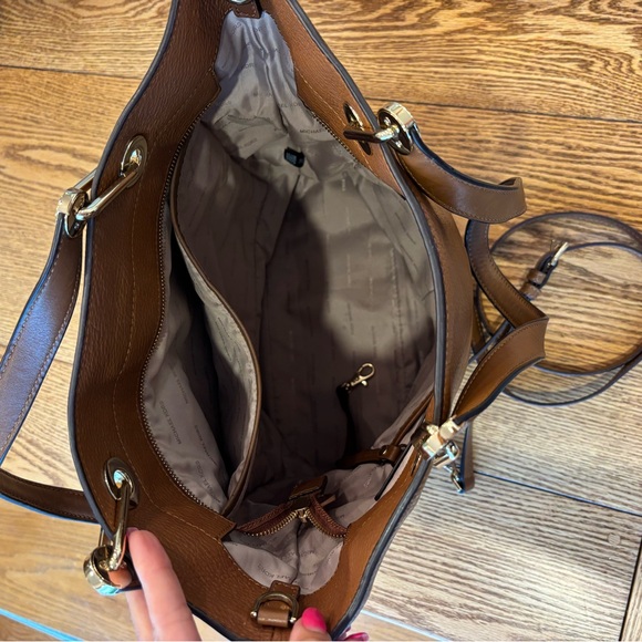 Michael Kors Tan Leather Tote - Picture 8 of 10